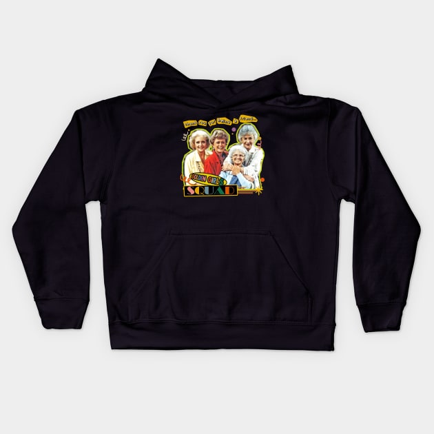 golden squad thank you for being a friend Kids Hoodie by Luna Lovers